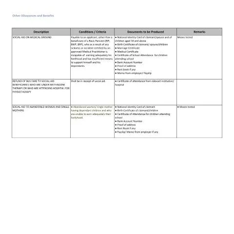 Document preview: Unlocking Support: The Other Social Aids Form in Mauritius — Benefits & social aid (CERFA n°Other-social-aids)