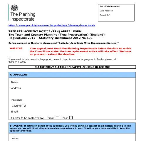 Document preview: Understanding the Tree Replacement Notice Appeal Process — Legal & justice