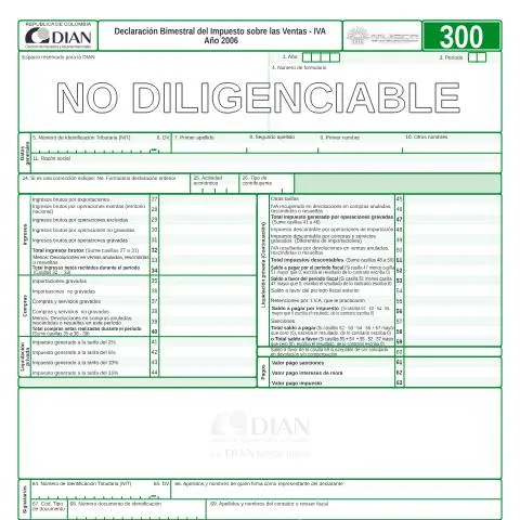 Vista previa del documento Todo sobre la Declaración Bimestral del IVA 2006 — Impuestos (CERFA n°F300-2006)