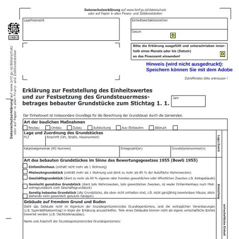 Dokumentvorschau: BG30: Ihre Anleitung zur Einheitswertfeststellung — Steuern (CERFA n°BG30)