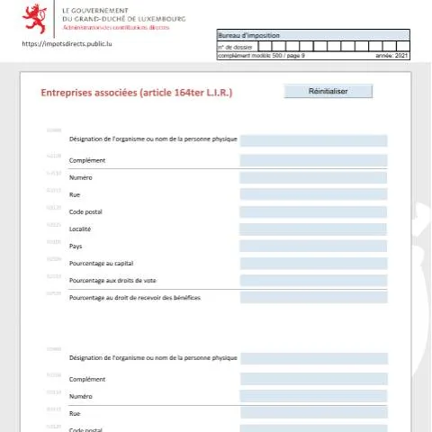 Aperçu du document Comprendre le formulaire EA-F pour entreprises associées — Impôts & fiscalité (CERFA n°EA-F)