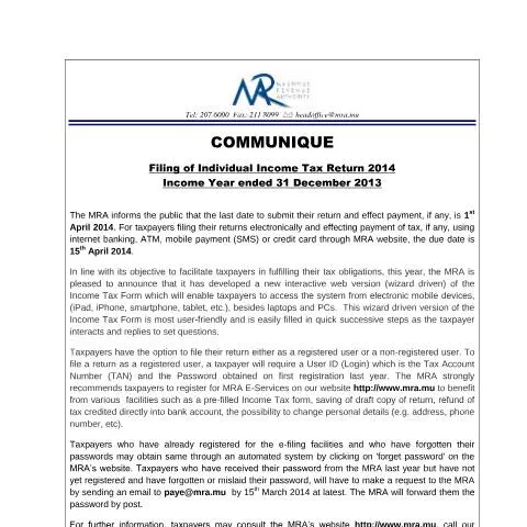 Document preview: Understanding the FITA2014 Income Tax Return Form — Taxes (CERFA n°FITA2014)