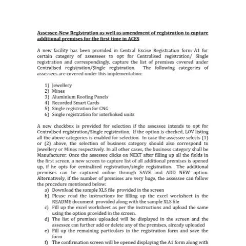 Document preview: Mastering Centralised Registration CE for GST Success — Government & admin (CERFA n°centralised_registration_ce)