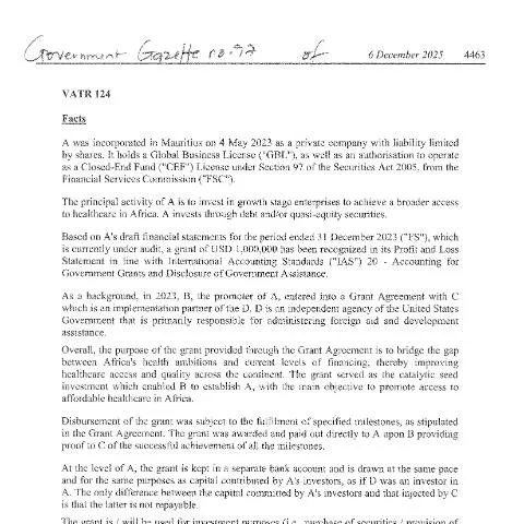Document preview: Unlocking the Benefits of VATR 124 for Organizations — Taxes (CERFA n°VATR124)