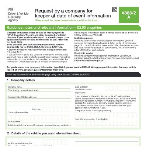 Document preview: How Companies Request Historical Vehicle Keeper Data with V888/2A — Vehicle & driving