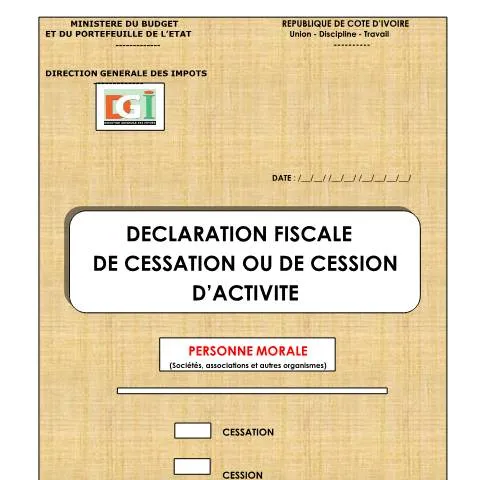 Aperçu du document Comprendre le Formulaire 26 DFC pour les Personnes Morales — Impôts & fiscalité