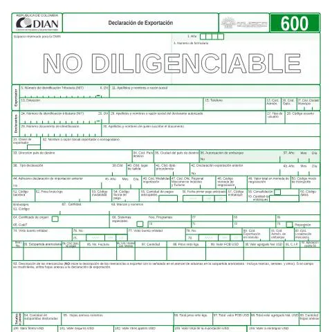 Vista previa del documento La Declaración de Exportación F600-2006 y su Relevancia — Impuestos (CERFA n°F600-2006)