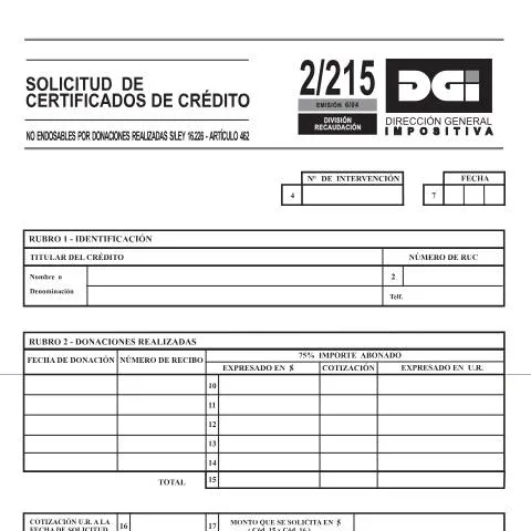 Vista previa del documento Formulario 2/215: Contribuye a la Educación Nacional — Trámites administrativos (CERFA n°2/215)