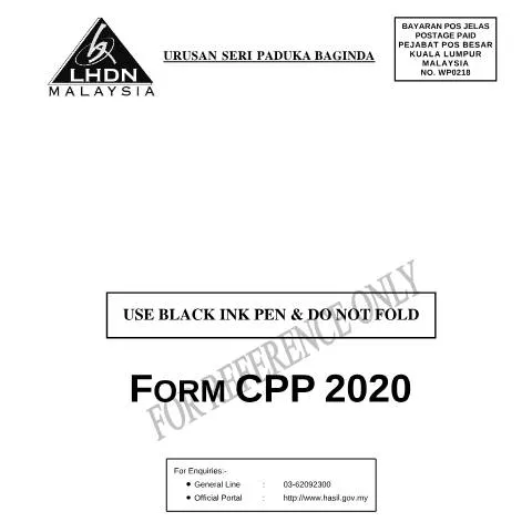 Document preview: Mengapa Borang CPP 2020 Penting untuk Syarikat Petroleum? — Cukai & percukaian