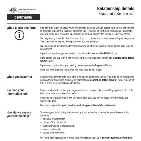 Document preview: Understanding the SS293 Form for Separated Under One Roof — Family (CERFA n°SS293)