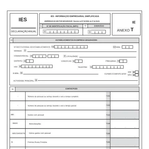 Pré-visualização do documento Anexo T: Um Pilar da Informação Empresarial Simplificada — Impostos
