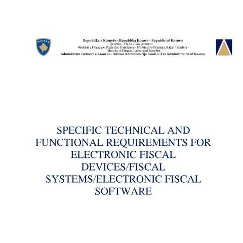 Document preview: Rëndësia e Kërkesave për Sistemet Fiskale Elektronike — Procedura administrative