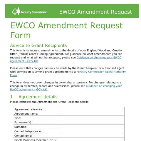 Document preview: Understanding EWCO Agreement Changes — Government & admin