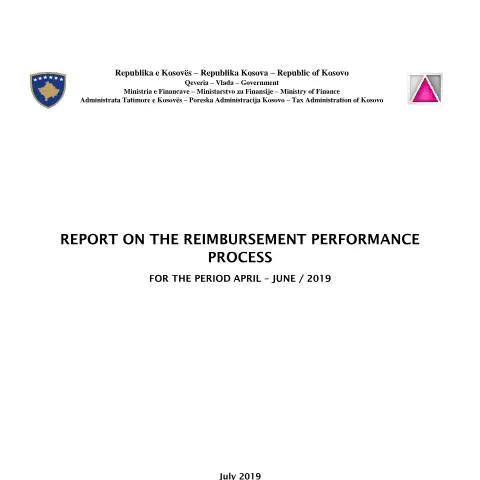 Document preview: Analiza e Performancës së Rimbursimeve të Taksave në Kosovë — Procedura administrative