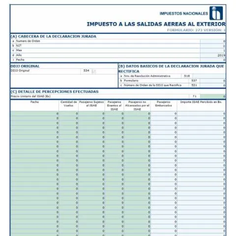 Vista previa del documento Importancia del Formulario 272 V1 en la Tributación Boliviana — Trámites administrativos (CERFA n°Form 272)