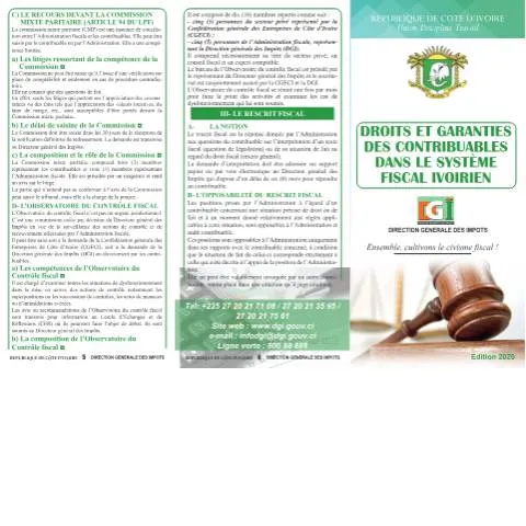 Aperçu du document Évaluation des Droits des Contribuables en Côte d'Ivoire — Impôts & fiscalité