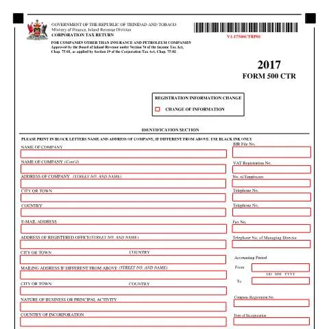 Document preview: Understanding the 500-CTR Corporation Form — Taxes (CERFA n°500CTR)