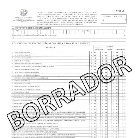 Vista previa del documento Importancia del Formulario F212v2 en la Tributación Salvadoreña — Impuestos (CERFA n°F-212-V2)