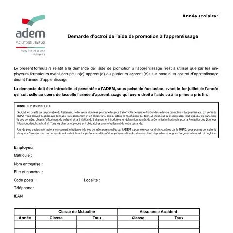 Aperçu du document Comprendre les aides à l'apprentissage pour les employeurs au — Aides & prestations sociales (CERFA n°Apprentissage-Employeur)