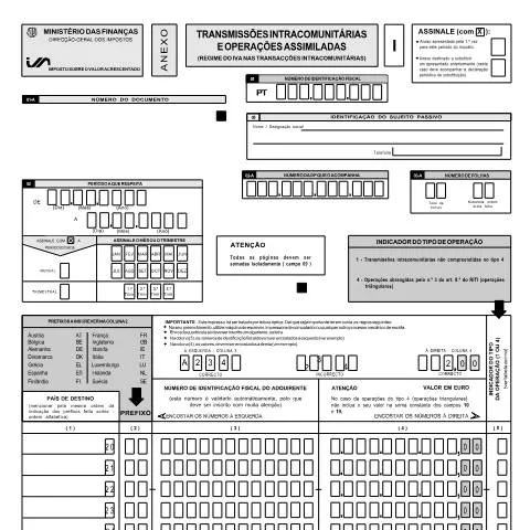 Pré-visualização do documento Entenda o Anexo I para Transmissões Intracomunitárias — Impostos