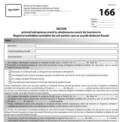 Document preview: Importanța Deciziei A5_OPANAF_819_2019 pentru entitățile de cult — Impozite & fiscalitate (CERFA n°A5_OPANAF_819_2019)