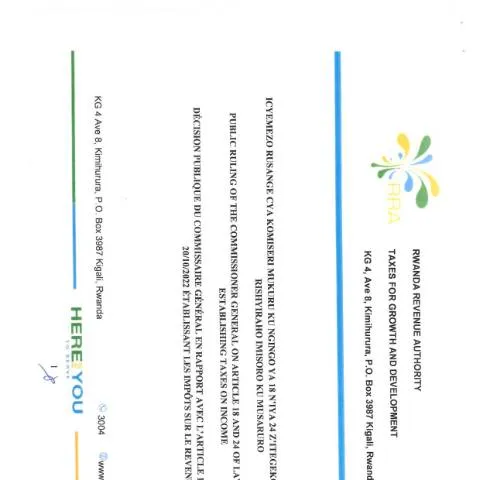 Document preview: Guidelines for Hotel Staff Feeding Compliance in Rwanda — Taxes (CERFA n°CG_RULES_-_HOTELS_STAFF_FEEDING)