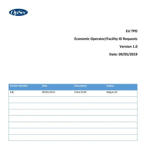Document preview: Navigating Tobacco Manufacturing and Importing in Malta — Customs & trade (CERFA n°eo-facility-id-requests-step-by-step-nbsp)