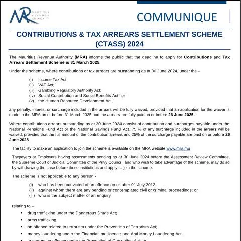 Document preview: Explore the Benefits of the Contributions & Tax Arrears Settlement — Taxes (CERFA n°CTASS070325)