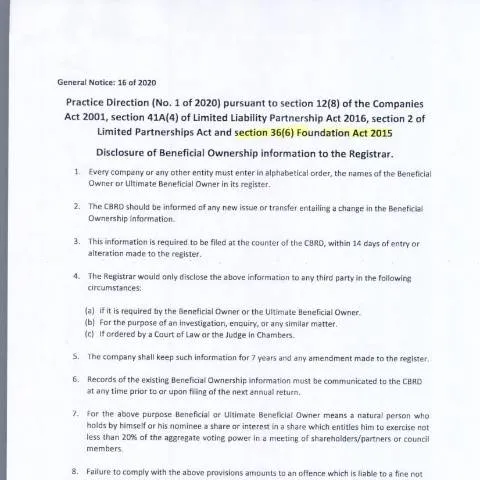 Document preview: Understanding Foundation GN 16 of 2020 for Business Integrity — Government & admin (Foundation-GN-16-of-2020)