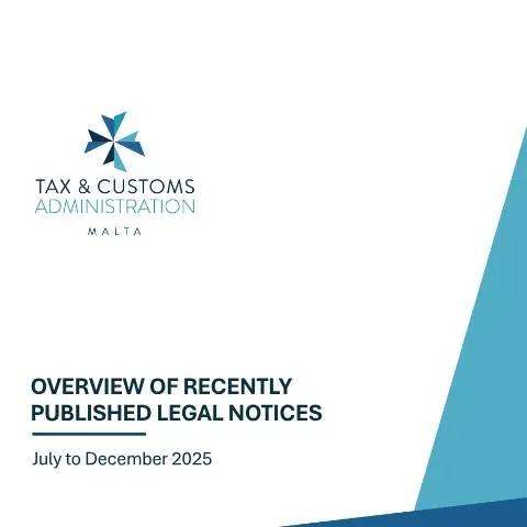 Document preview: Navigating Malta's Corporate Tax Landscape in 2026 — Taxes (CERFA n°overview-of-recently-published-legal-notices-july-to-decembe)