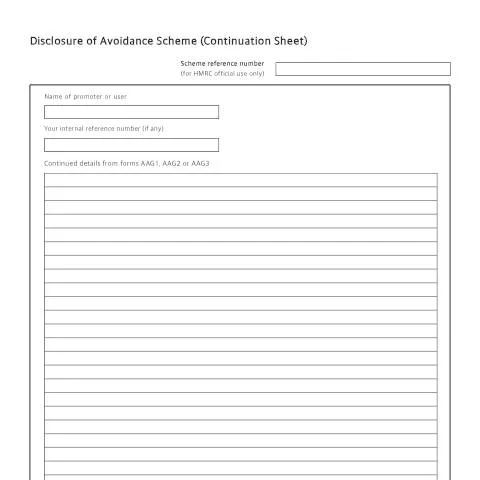 Document preview: Navigating the AAG5 Continuation Sheet for Tax Reporting — Taxes