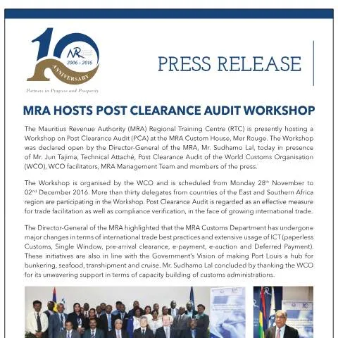Document preview: Explore the Impact of the PCA Workshop on Trade Facilitation — Government & admin (PCAWorkshop)
