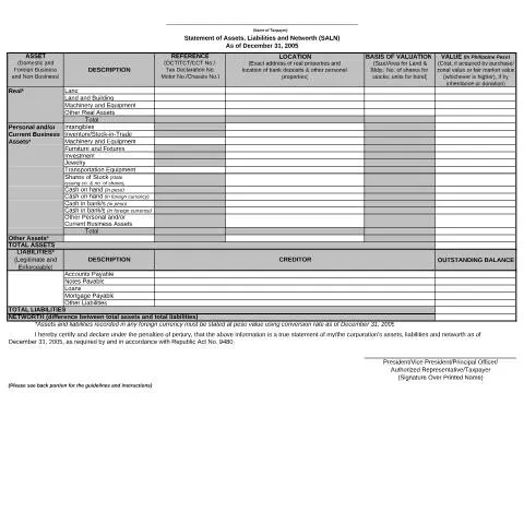 Document preview: Understanding the Role of SALN in Philippine Governance — Government & admin