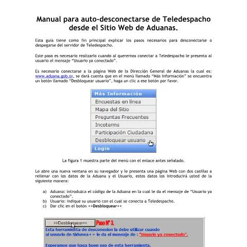 Vista previa del documento Solución Rápida para Desconectarte de Teledespacho — Trámites administrativos (CERFA n°PMHDC8305)