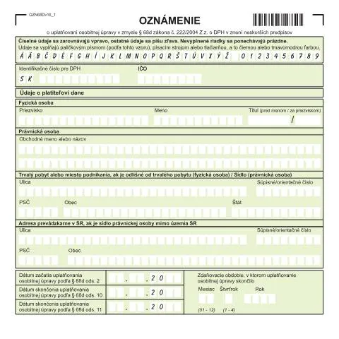 Document preview: Prečo je OZN68Dv16 dôležitý pre podnikateľov a DPH? — Administratívne úkony (CERFA n°OZN68Dv16)