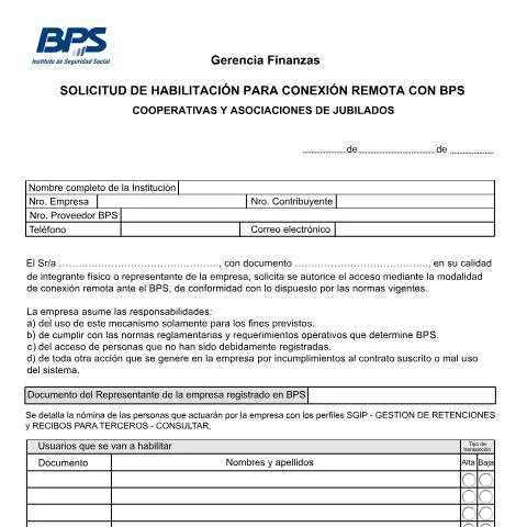 Vista previa del documento Gestión de Perfiles en el BPS para Jubilados — Trámites administrativos
