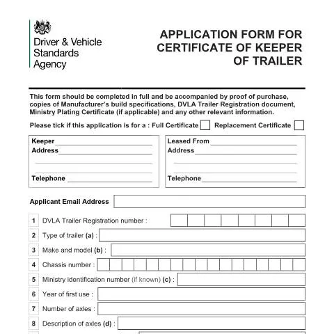 Document preview: International Abnormal Load Trailer Certification Requirements — Vehicle & driving