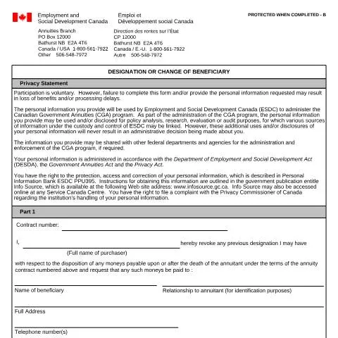 Document preview: Mastering the NAS2919 Beneficiary Designation Process — Government & admin (CERFA n°NAS2919)