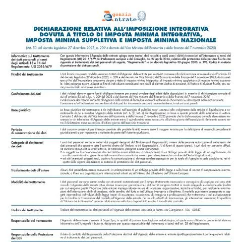 Anteprima documento Guida alla Dichiarazione Fiscale Globe in Italia — Tasse e fisco