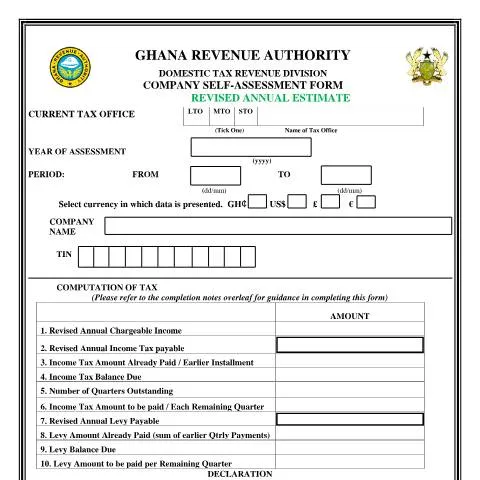 Document preview: Understanding the Revised Company Income Tax Self Assessment Form — Taxes (CERFA n°DT-0102A)
