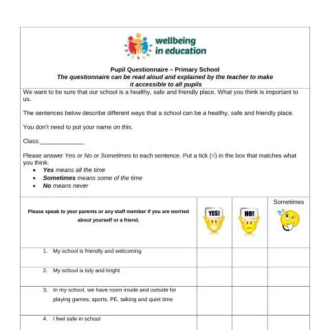 Document preview: Understanding the Post Primary Pupil Questionnaire — Government & admin