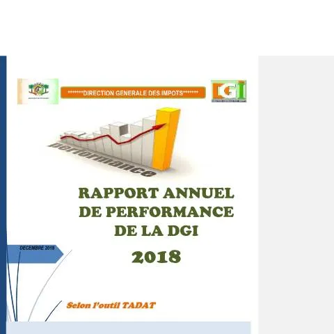 Aperçu du document Analyse des performances fiscales en Côte d'Ivoire pour 2018 — Démarches administratives