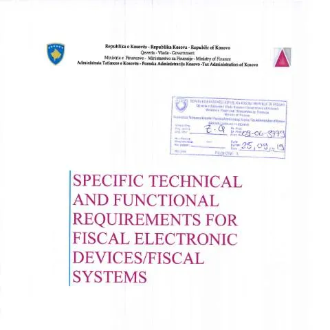 Document preview: Rëndësia e Specifikimeve për Pajisjet Fiskale në Kosovë — Tatime & fiskalitet