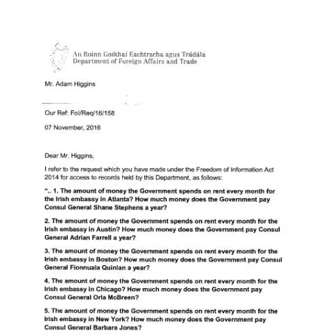 Document preview: Understanding FOI Request 16/158 and Its Importance — Government & admin