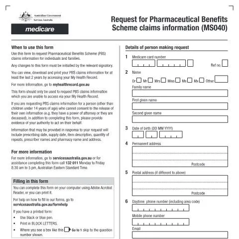 Document preview: Navigating the MS040 Form for Healthcare Professionals — Health (CERFA n°MS040)