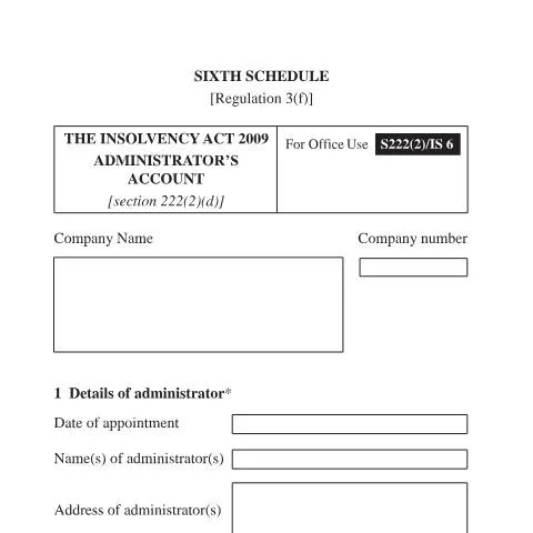 Document preview: Understanding the Administrator’s Account _IS6 Structure — Government & admin (Administrators-Account-_IS6)