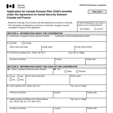 Document preview: Unlocking CPP Child's Benefits: A Guide for Young Adults — Work & employment (CERFA n°ISP5055-FRA)