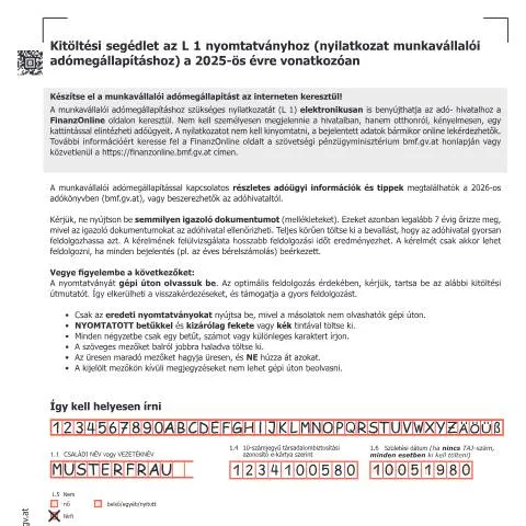 Dokumentvorschau: Leitfaden zur Arbeitnehmerversteuerung: L2-HU für 2025 — Behörden & Verwaltung (CERFA n°L2-HU)