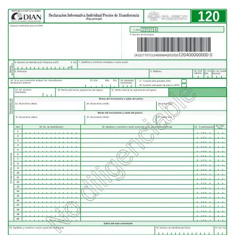 Vista previa del documento Importancia de la Declaración F120-2005 en el Sistema Tributario — Impuestos (CERFA n°F120-2005)