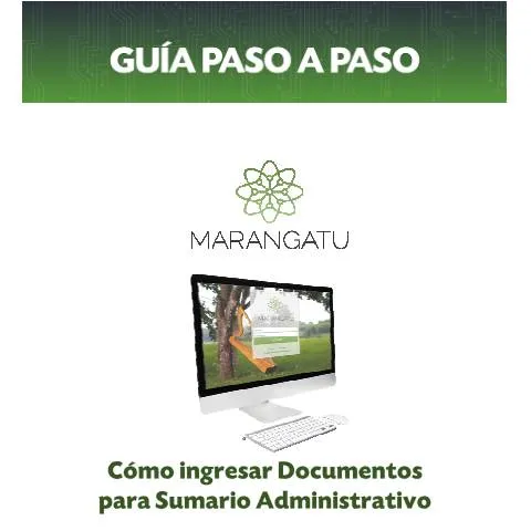Vista previa del documento Procedimiento paso a paso para ingresar documentos en sumarios — Trámites administrativos